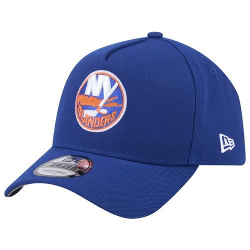 New Era New York Islanders New Era Islanders 9Forty A-Frame Primary Cap - Adult Blue Product Image