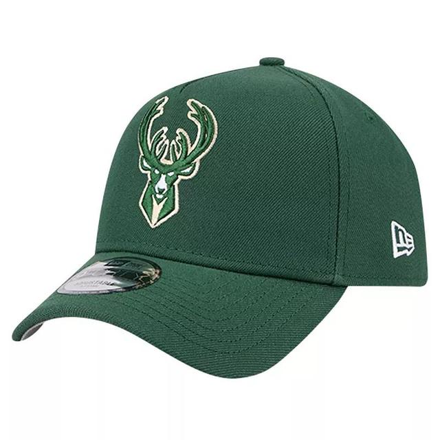 Mens New Era Milwaukee Bucks A-Frame 9FORTY Adjustable Hat Product Image