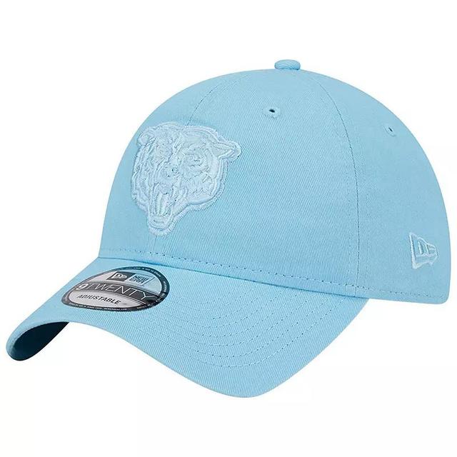 Mens New Era Light Blue Chicago Bears Core Classic 2.0 Brights 9TWENTY Adjustable Hat Product Image