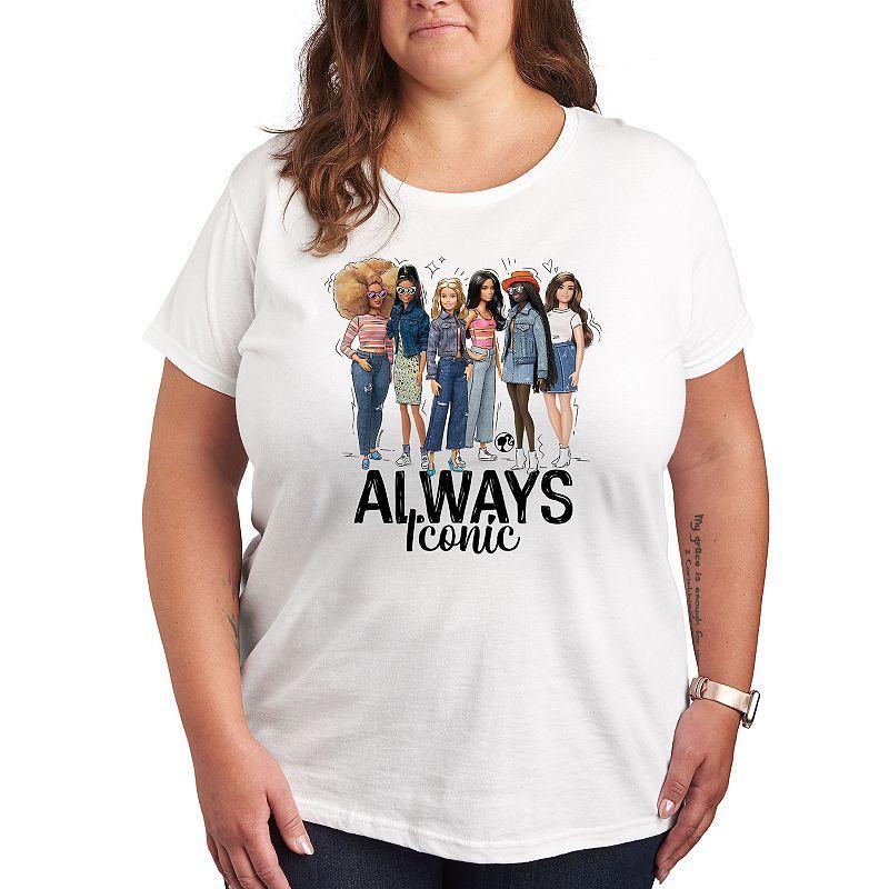 Plus Barbie Always Iconic Graphic Tee, Womens Product Image