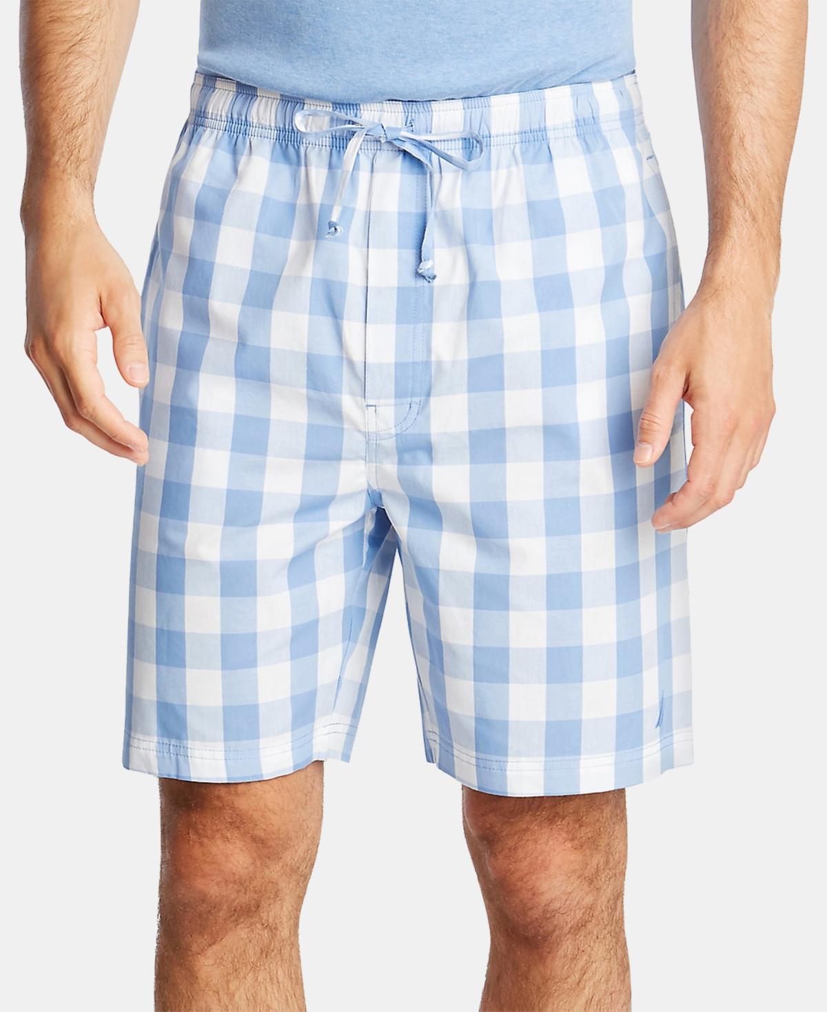 Nautica Mens Cotton Plaid Pajama Shorts Product Image