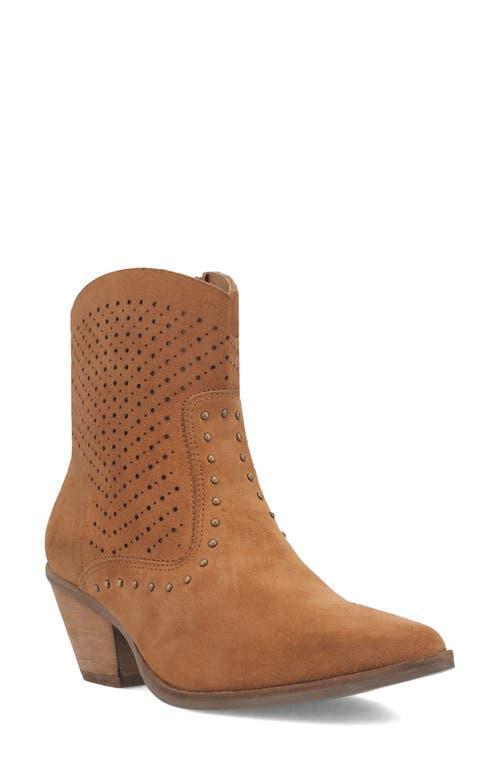 Dingo Miss Priss Suede Studded Western Booties Product Image