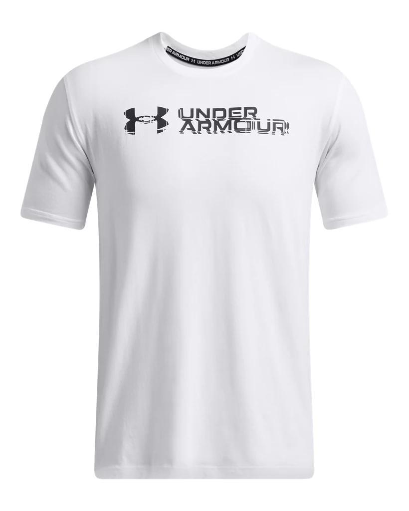 Men's UA Sliced Wordmark Short Sleeve Product Image