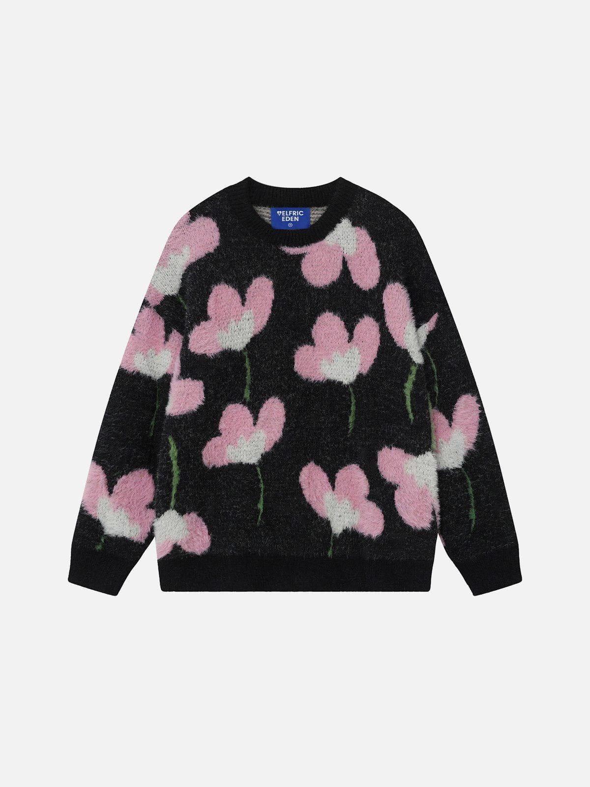 Aelfric Eden Flower Jacquard Sweater Product Image