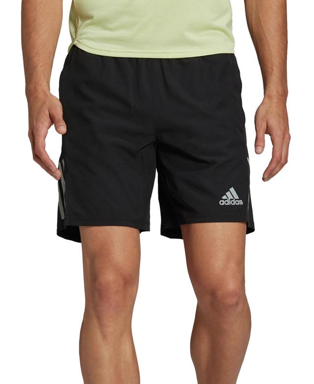 adidas Mens adidas Own The Run 5 Shorts - Mens Black/Reflective Silver Product Image