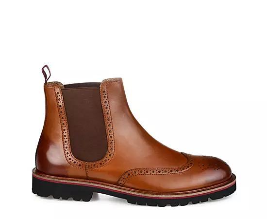 Thomas & Vine Nash Mens Wingtip Chelsea Ankle Boots Product Image