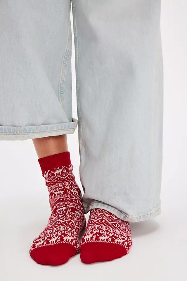 Rosie Sugden Reindeer Cashmere Socks Product Image