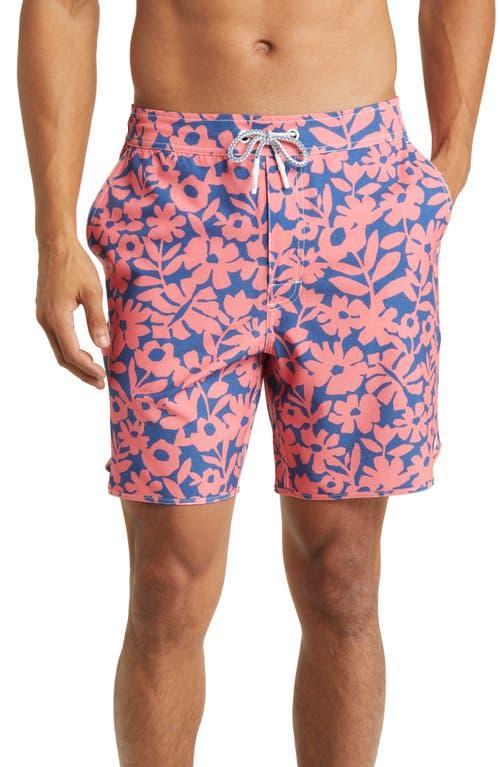 johnnie-O Barbuda Floral Swim Trunks Product Image