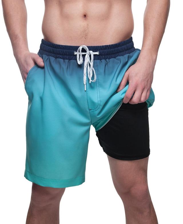 Rokka&Rolla Mens 7 Compression Liner Stretch Swim Trunks Upf 50+ Product Image