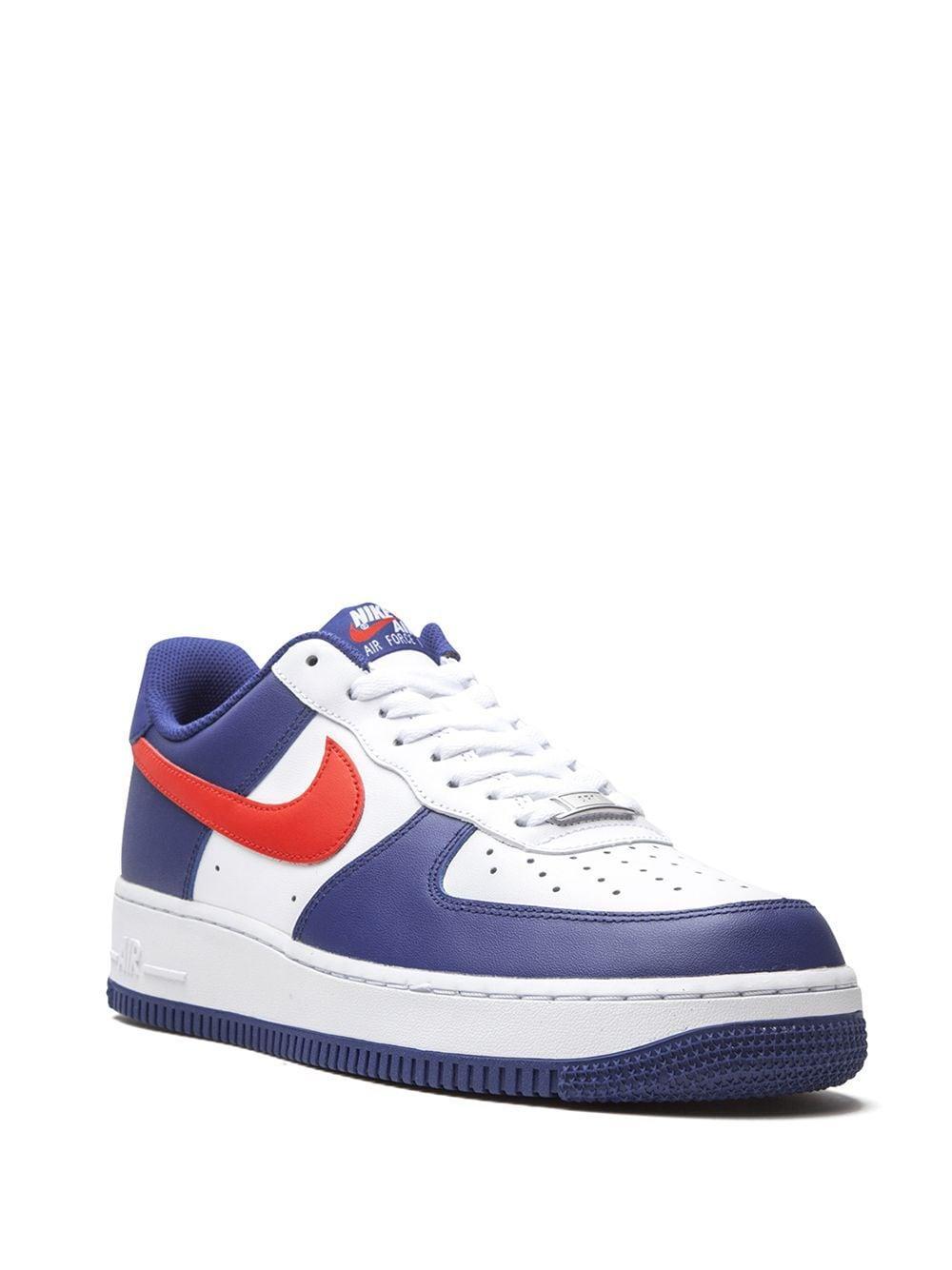 NIKE Air Force 1 '07 Mens Faux Leather Lifestyle Casual And Fashion Sneakers In Multi Product Image