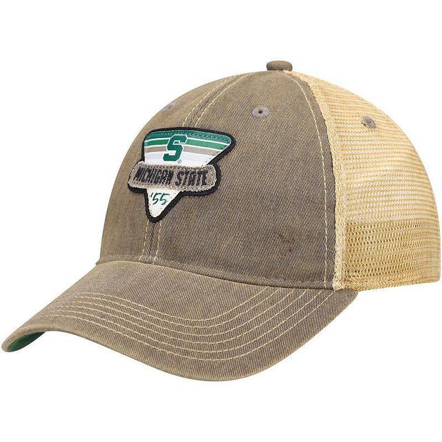 Mens Gray Michigan State Spartans Legacy Point Old Favorite Trucker Snapback Hat Product Image