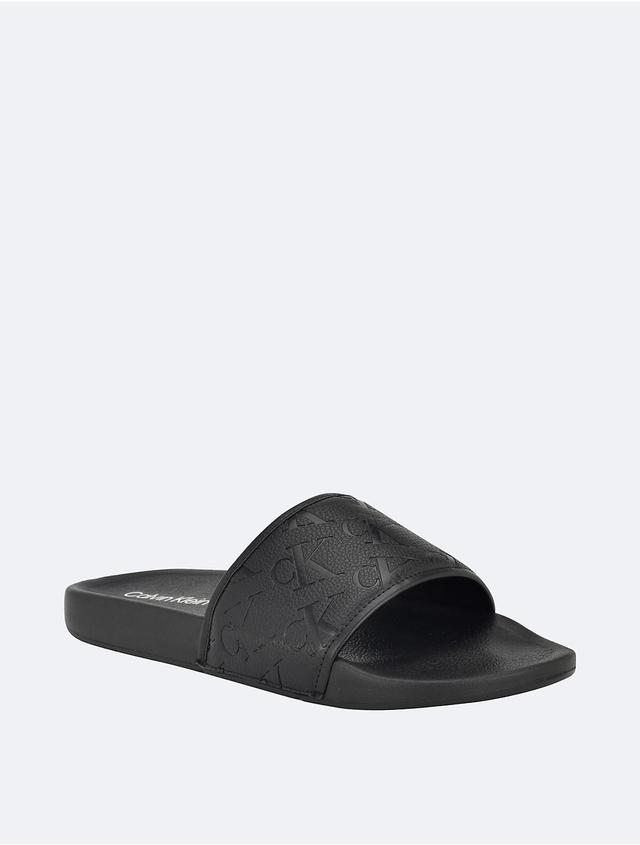 Calvin Klein Mens Mens Enny Slide - Grey - 12 Product Image