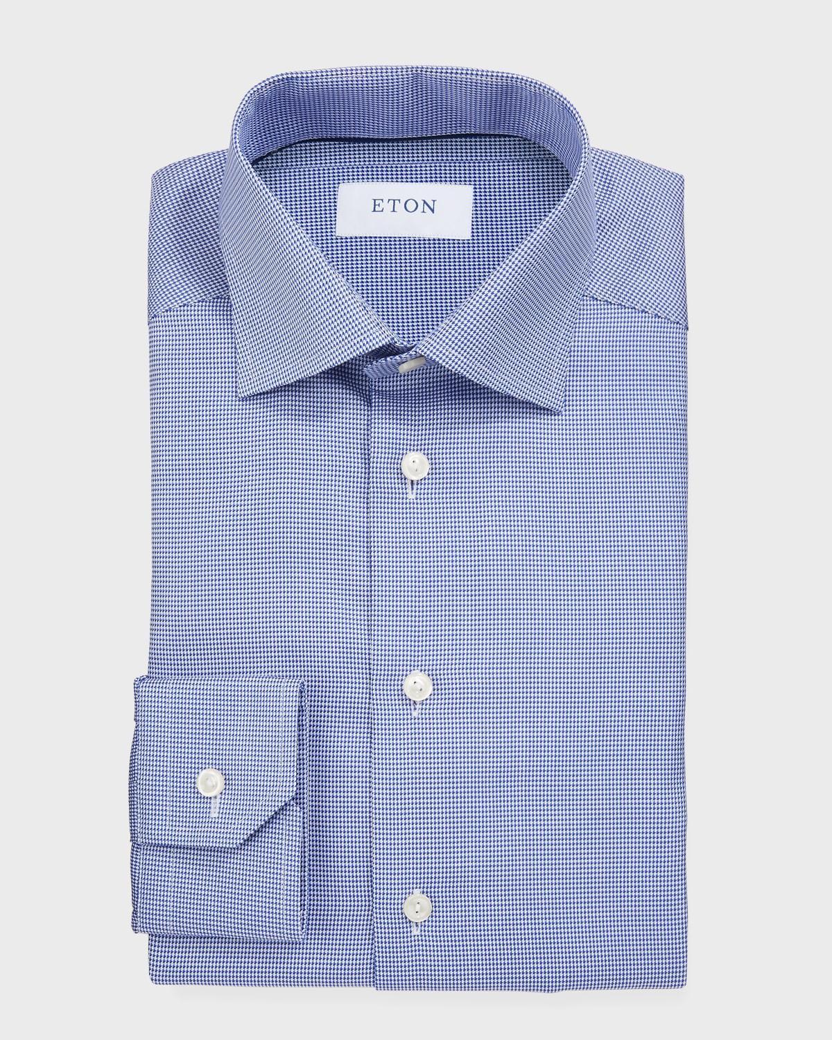 Eton Slim Fit Houndstooth Dress Shirt Product Image