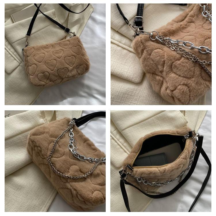 Fluffy Chain Shoulder Bag Product Image