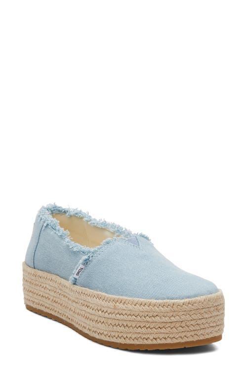 TOMS Valencia Platform Slip On Flats Product Image