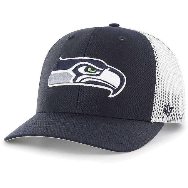 Mens 47 College Seattle Seahawks Adjustable Trucker Hat, Blue Product Image