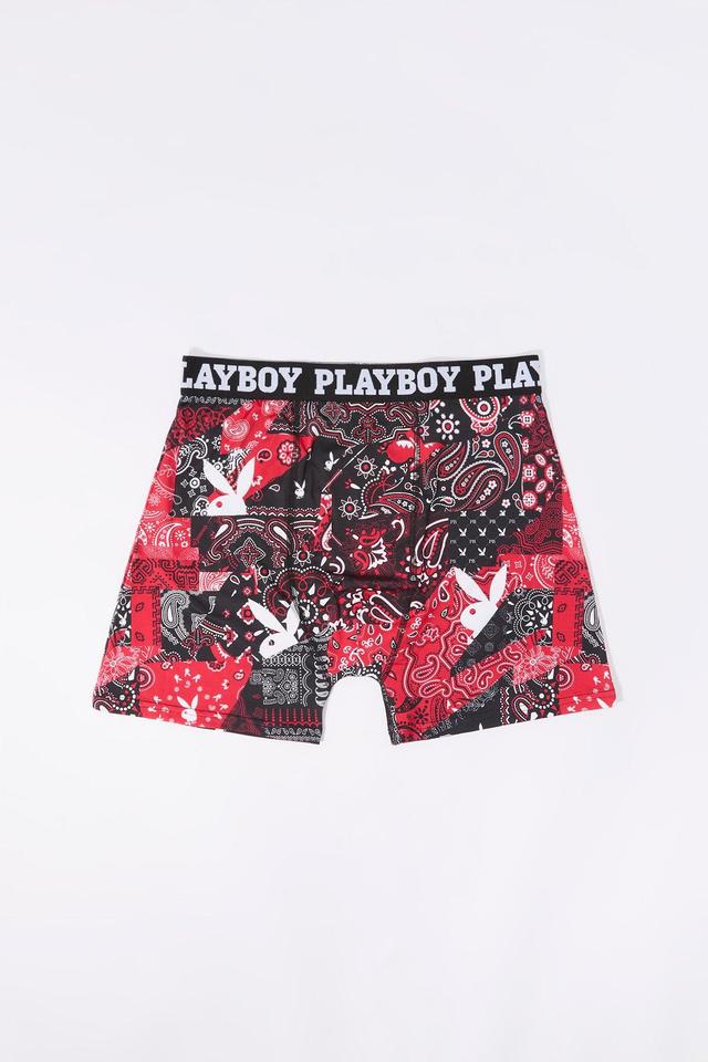 Bandana Playboy Print Boxer Brief Male Product Image