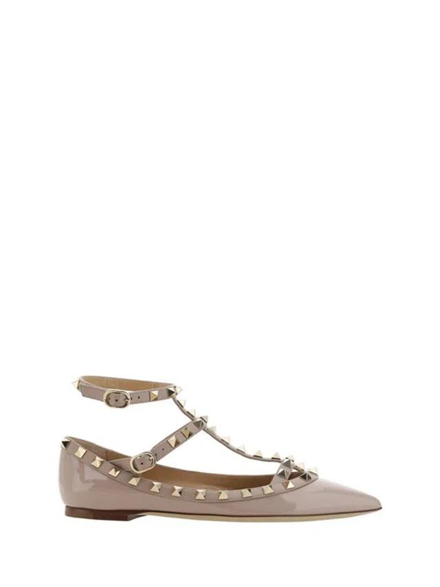 Rockstud Ballerinas In Poudre Product Image