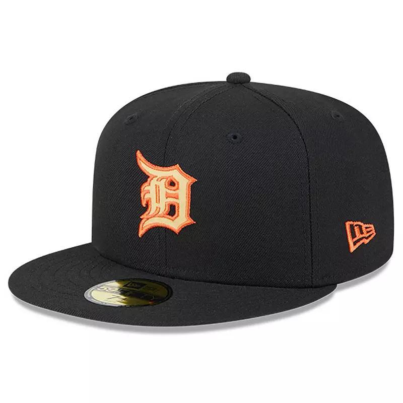 New Era Mens Detroit Tigers 59FIFTY Day Team Pop Fitted Hat Product Image