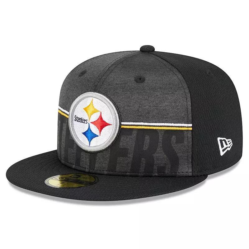 Mens New Era Black Pittsburgh Steelers 2023 Nfl Training Camp 59FIFTY Fitted Hat Product Image