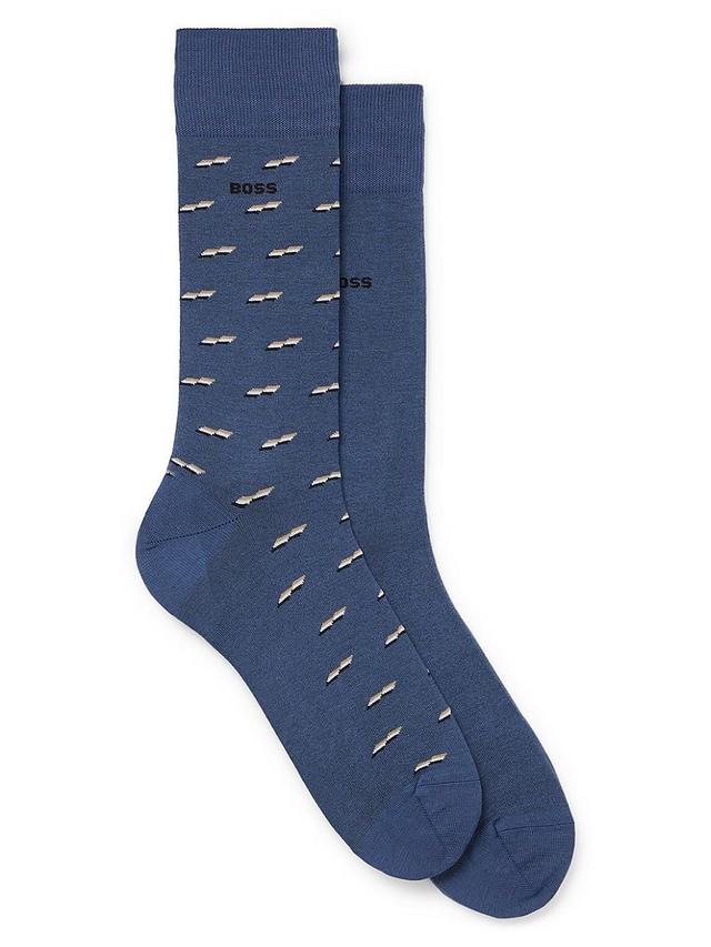 Mens Two-Pack Of Socks In A Cotton Blend Product Image