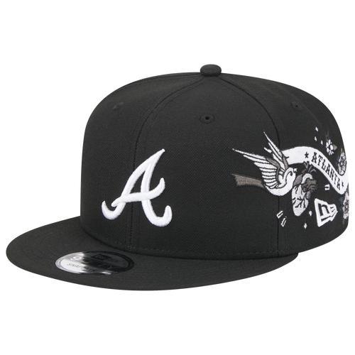 New Era Mens Braves City Art - Black/White Product Image