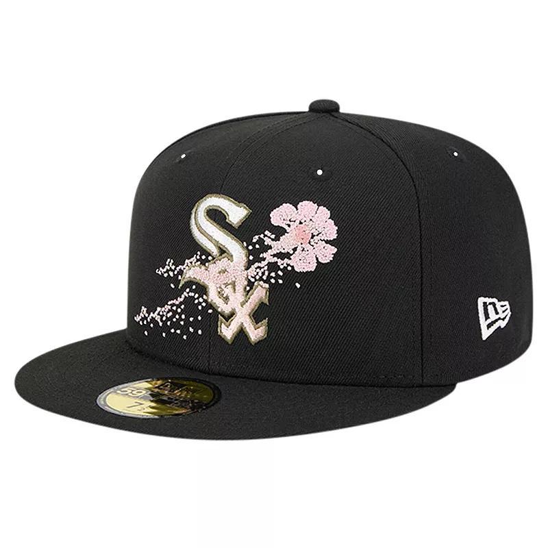 Mens New Era Chicago White Sox Dotted Floral 59FIFTY Fitted Hat Product Image