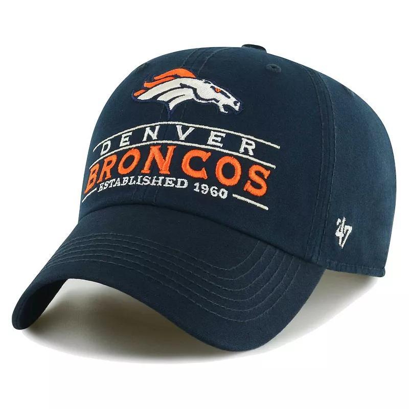 Mens 47 Denver Broncos Vernon Clean Up Adjustable Hat, Blue Product Image