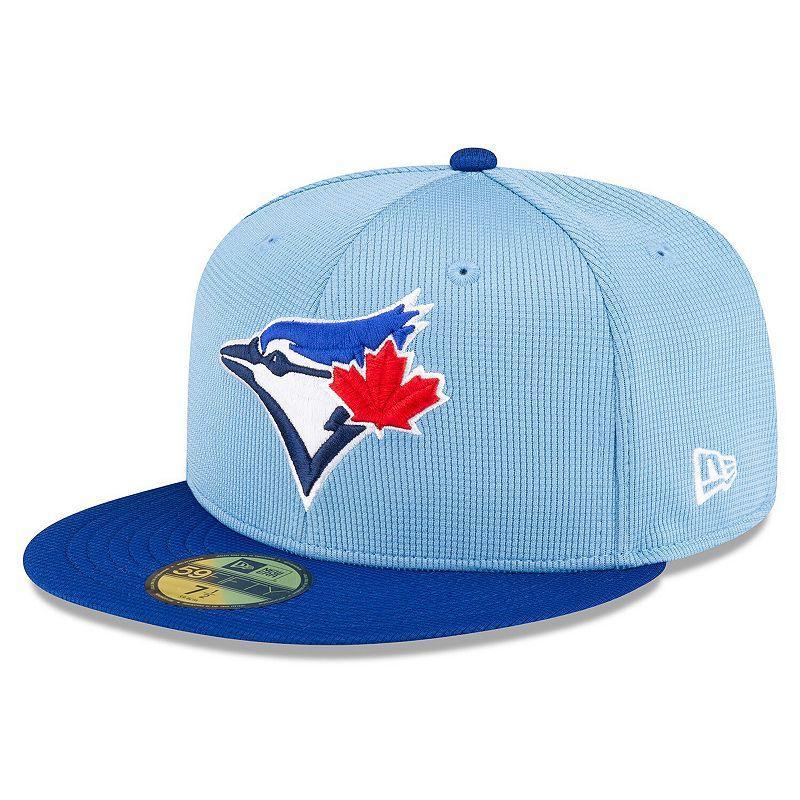 Mens New Era Light Blue Toronto Blue Jays 2024 Batting Practice 59FIFTY Fitted Hat Product Image