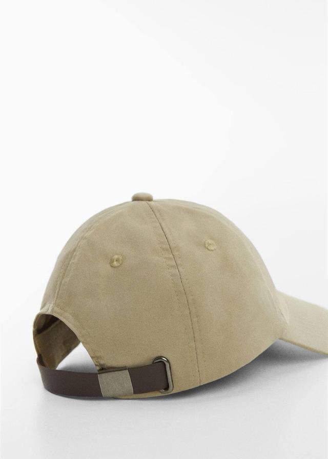 MANGO MAN - Cotton visor cap light/pastel brown - One size - Men Product Image