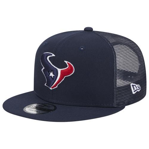 New Era Womens Texans 950 Evergreen Trucker Hat - Navy/White Product Image