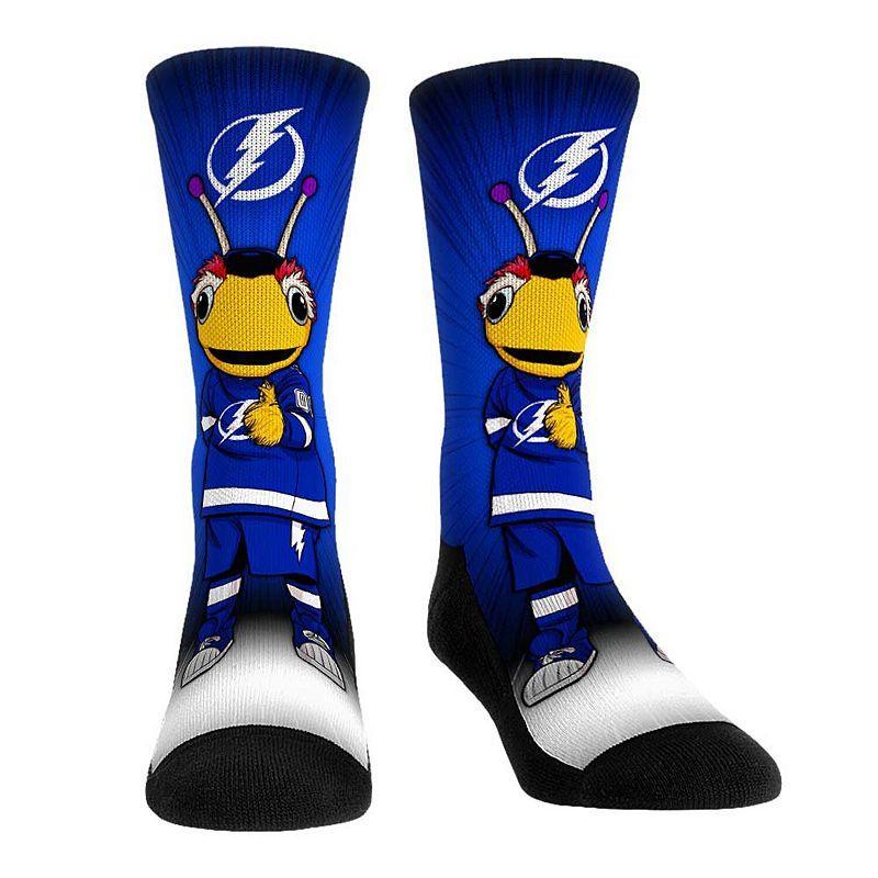 Rock Em Socks Tampa Bay Lightning Mascot Pump Up Crew Socks, Mens Product Image