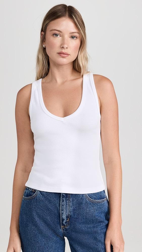 perfectwhitetee V Neck Blondie Tank | Shopbop Product Image