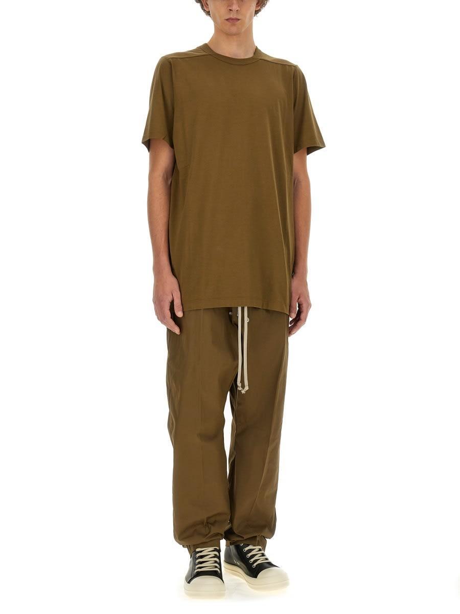 RICK OWENS Cotton T-shirt In Brown Product Image