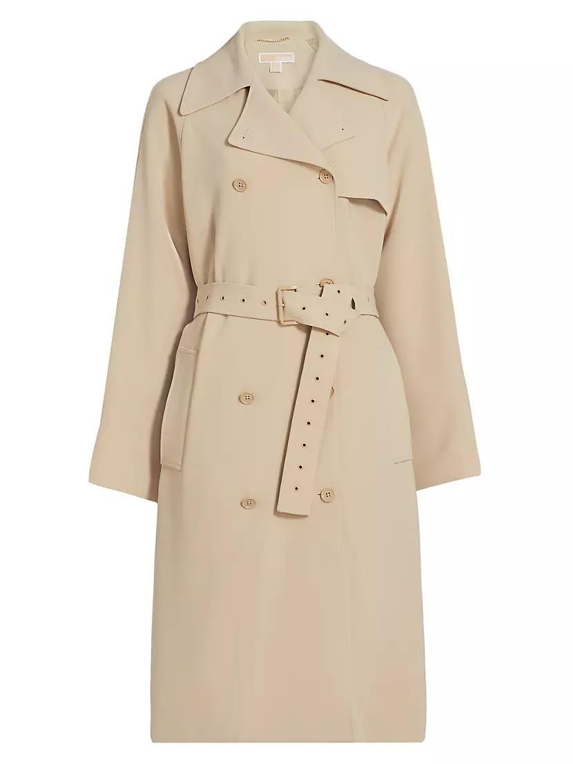 Double-Breasted Belted Trench Coat product image