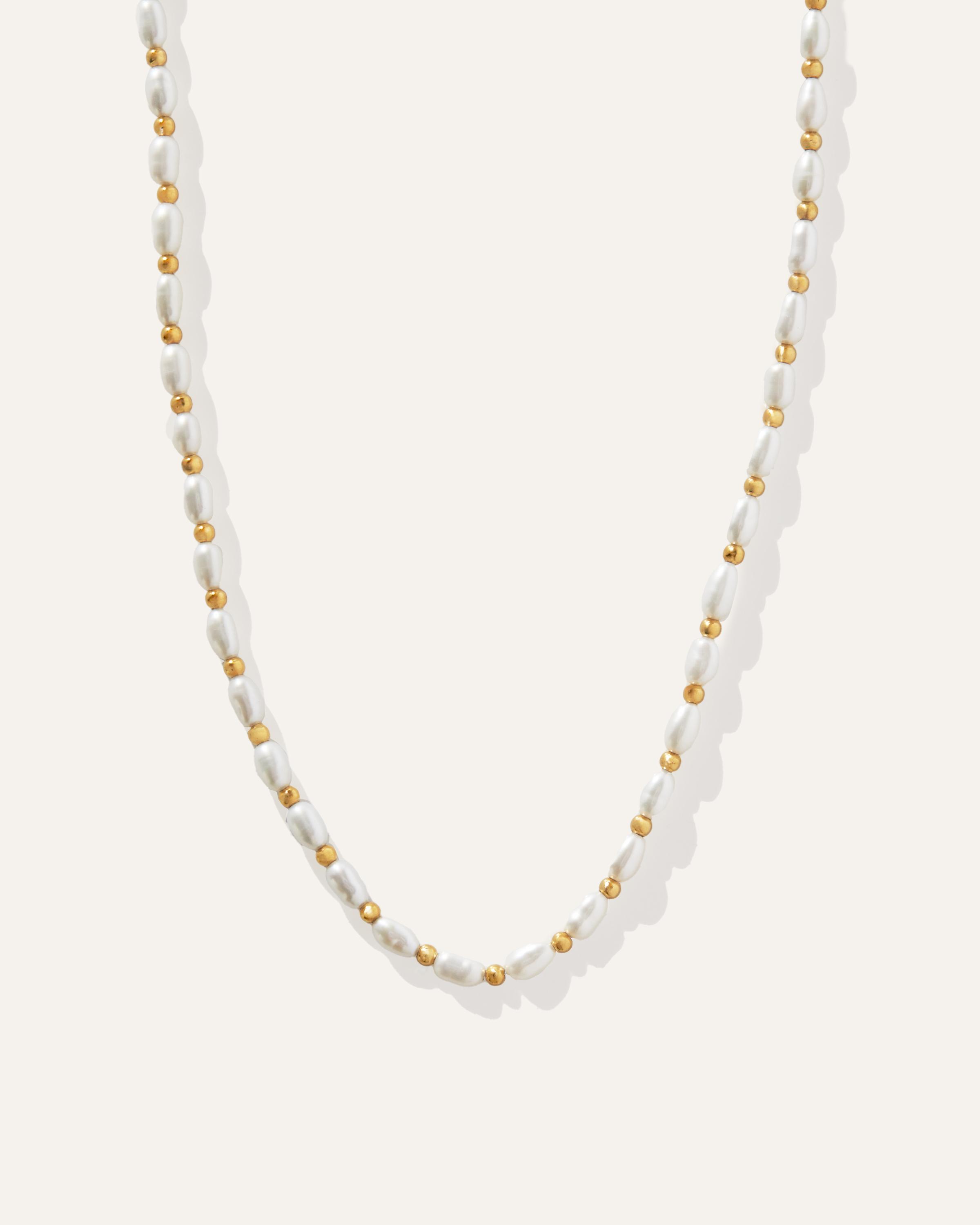 Seed Pearl Beaded Necklace Product Image