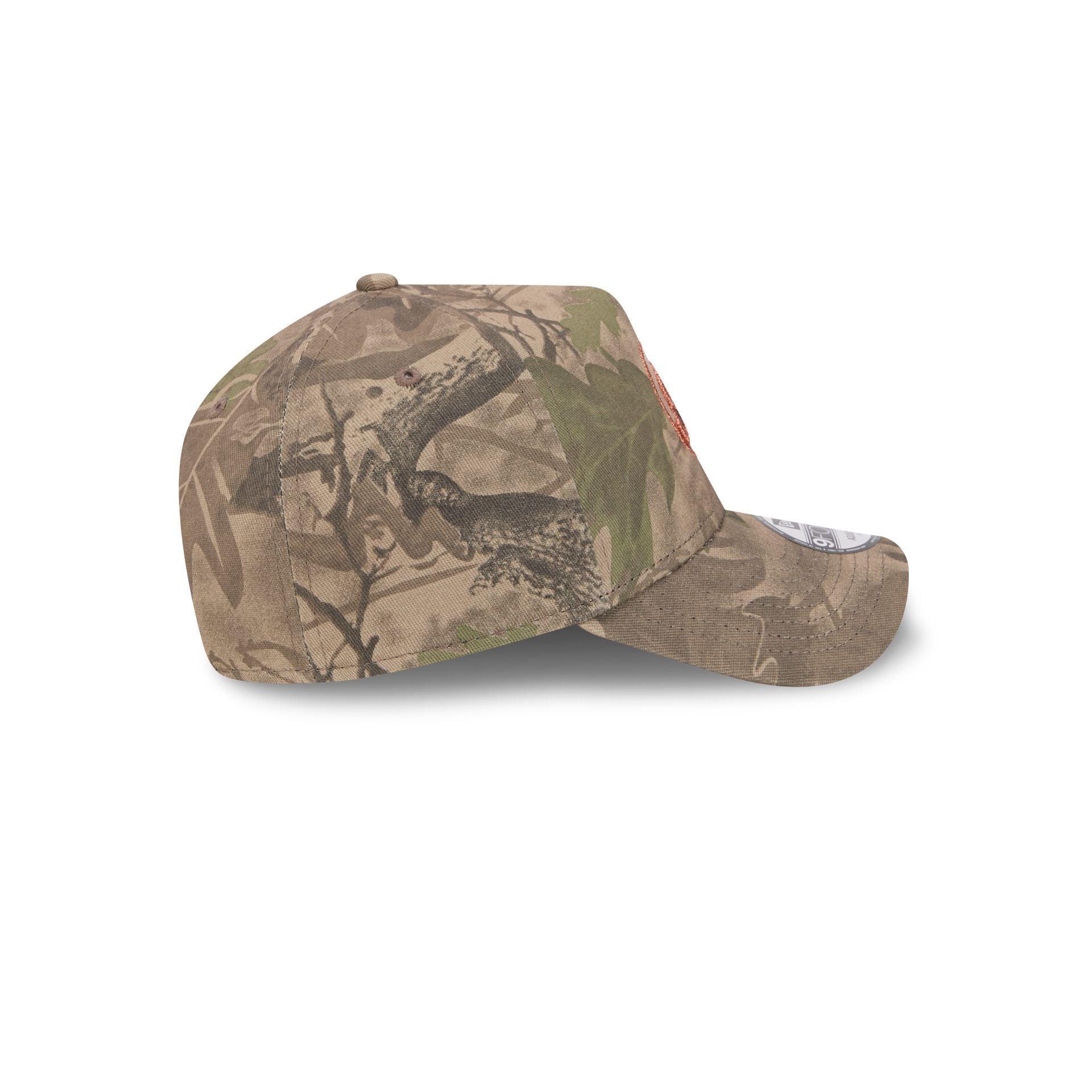 Chicago Cubs Leaf Camo 9FORTY A-Frame Snapback Hat Male Product Image