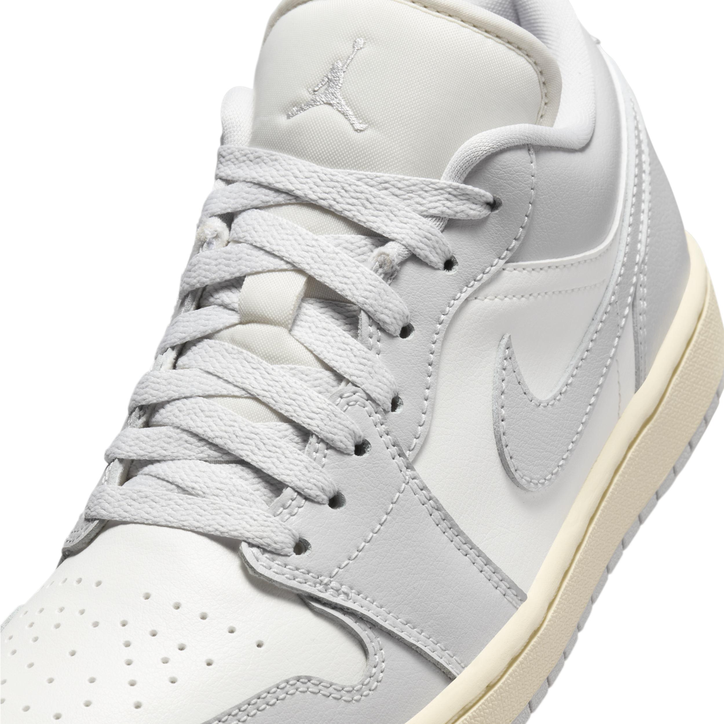 Jordan Womens Jordan AJ 1 Low - Womens Basketball Shoes Light Bone/White Product Image