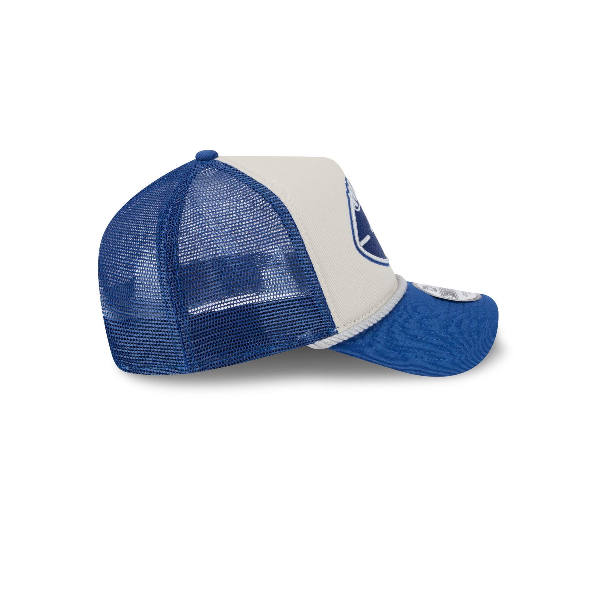 Indianapolis Colts 2024 Historic Sideline 9FORTY A-Frame Snapback Hat Male Product Image