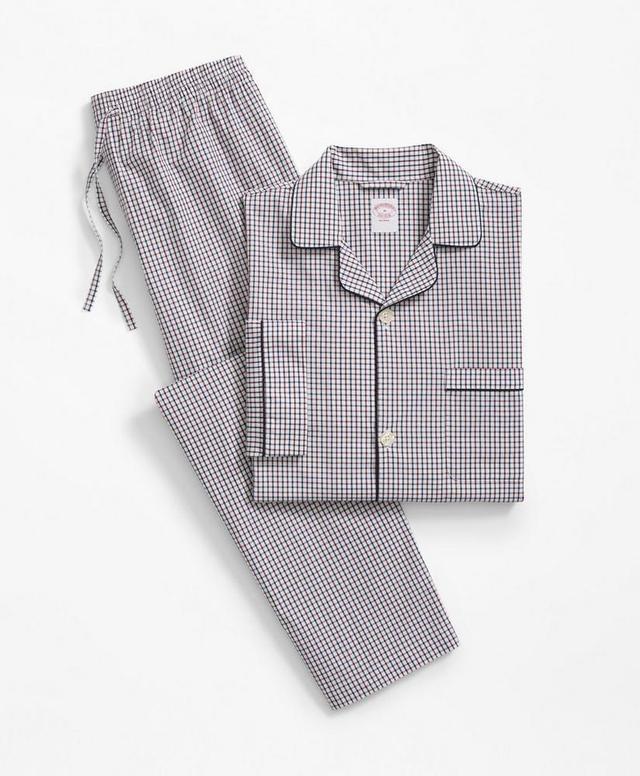 Cotton Broadcloth Tattersall Pajamas Product Image