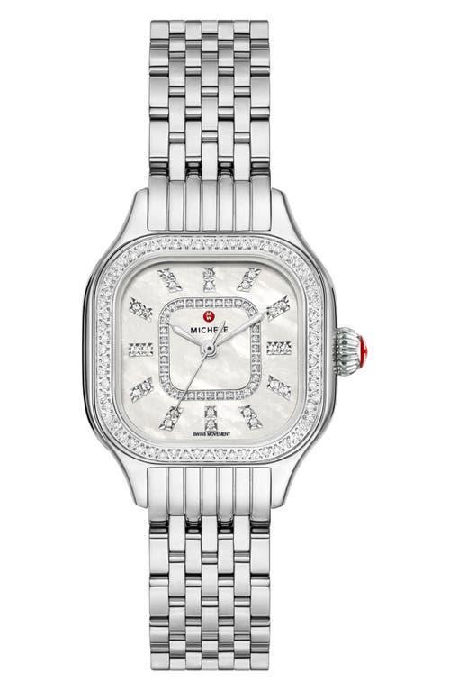 MICHELE Meggie Diamond Dial Bracelet Watch, 29mm Product Image