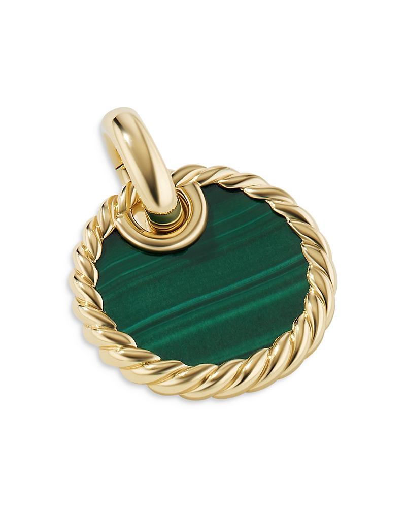 Womens DY Elements Disc Pendant In 18K Yellow Gold Product Image