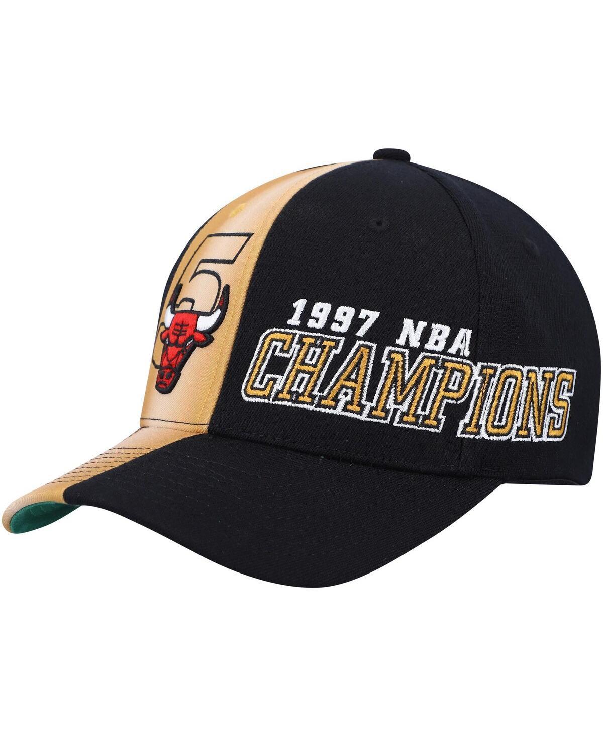 Mens Mitchell & Ness Chicago Bulls Hardwood Classics 1997 NBA Champions Stretch Snapback Hat Product Image