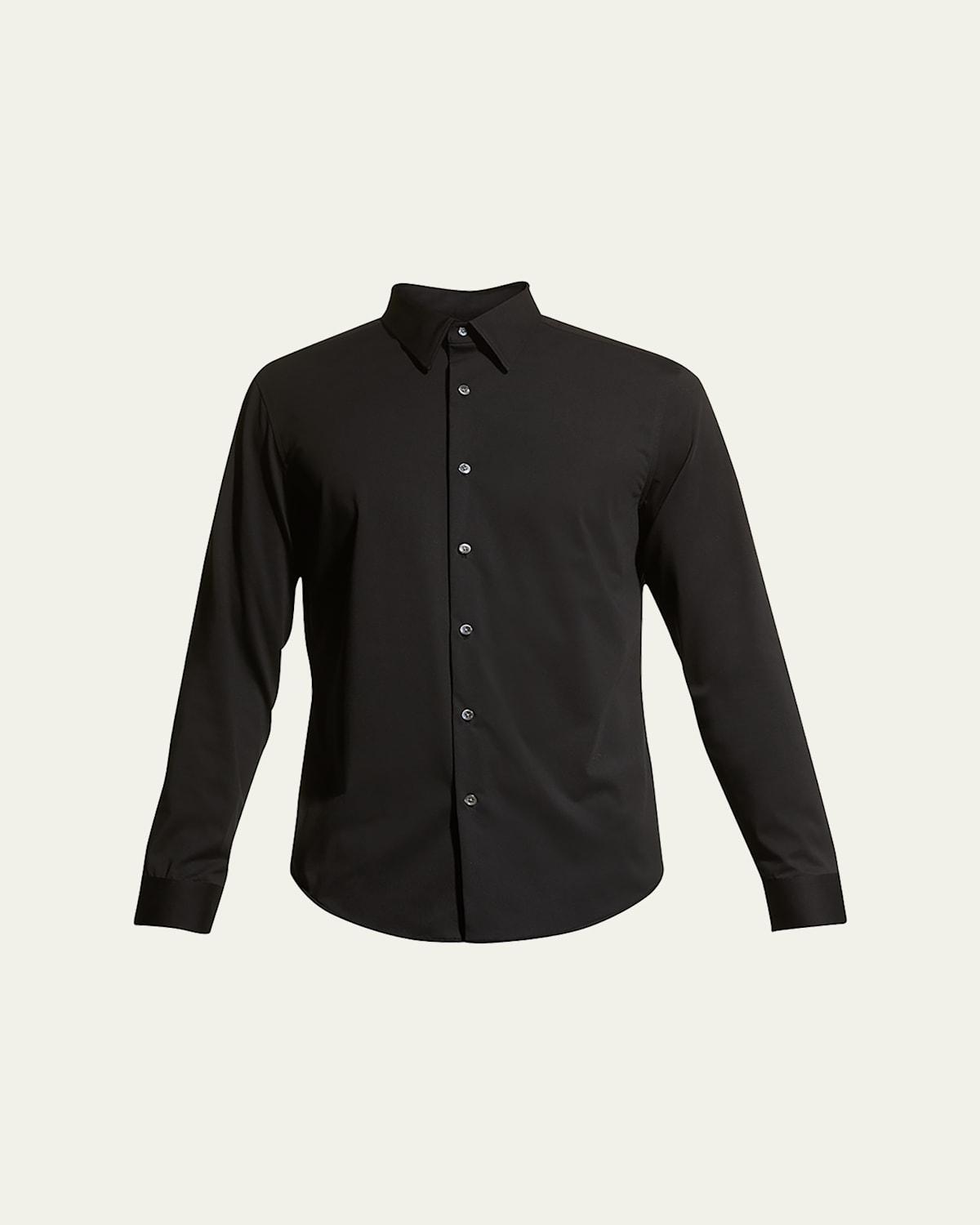 Mens Sylvain Shirt in Structure Knit Product Image