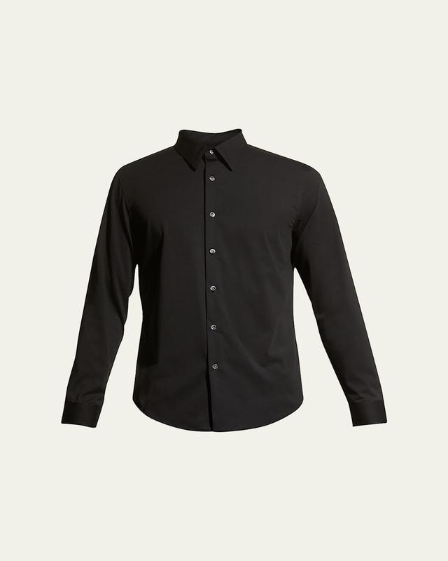 Theory Sylvain Structured Shirt Black L Product Image