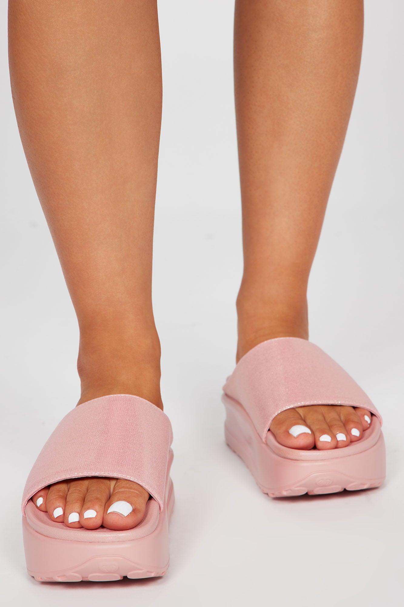 In My Own Lane Slides - Pink Product Image