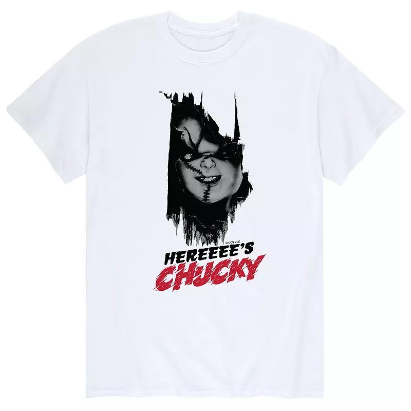 Mens Chucky Heres Chucky T-shirt Product Image