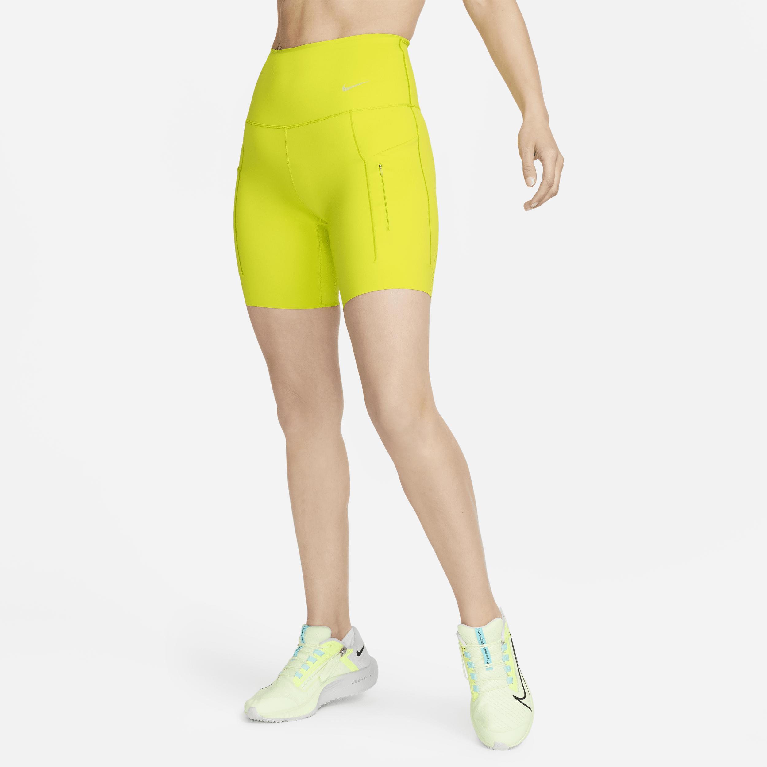 Nike Womens Go Firm-Support High-Waisted 8 Biker Shorts with Pockets Product Image