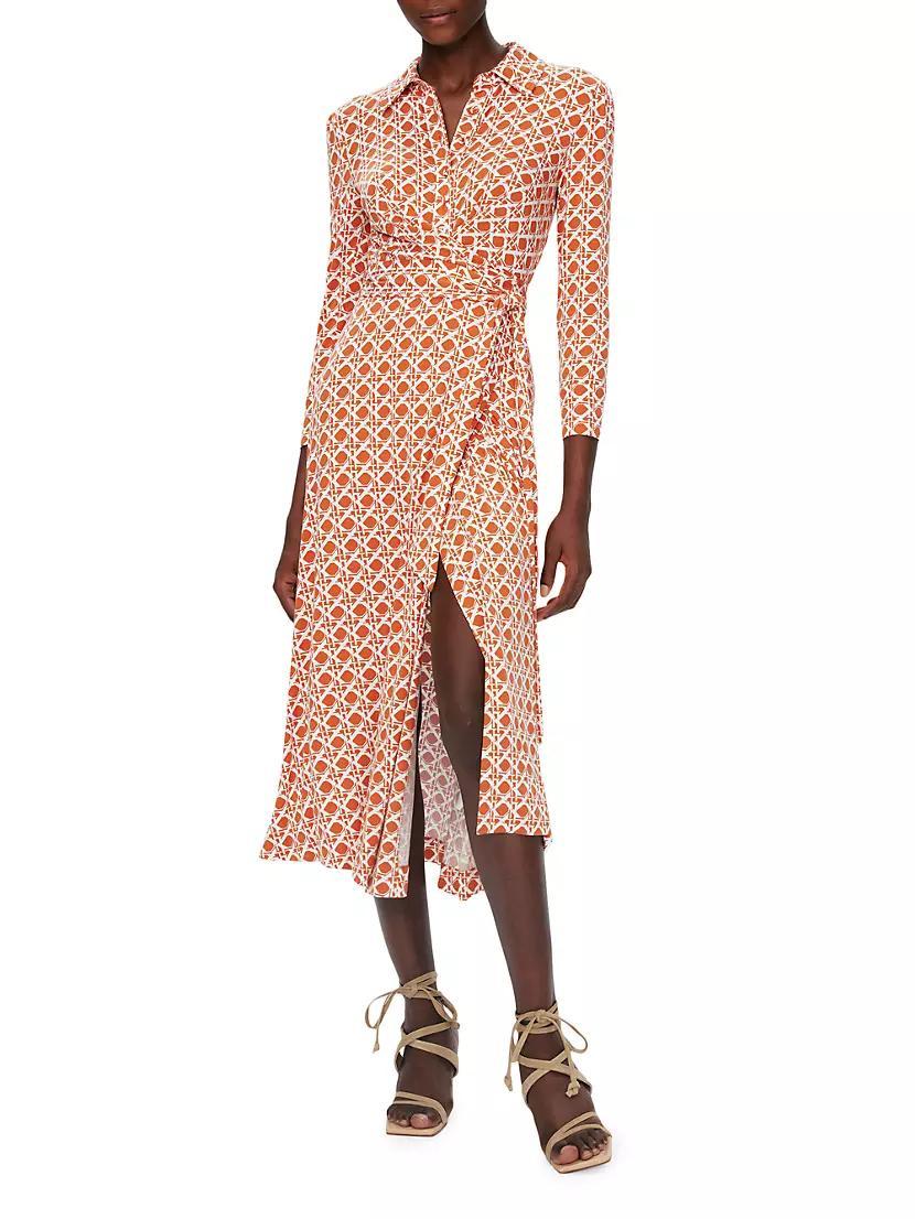 Sana Two Wrap Midi-Dress Product Image