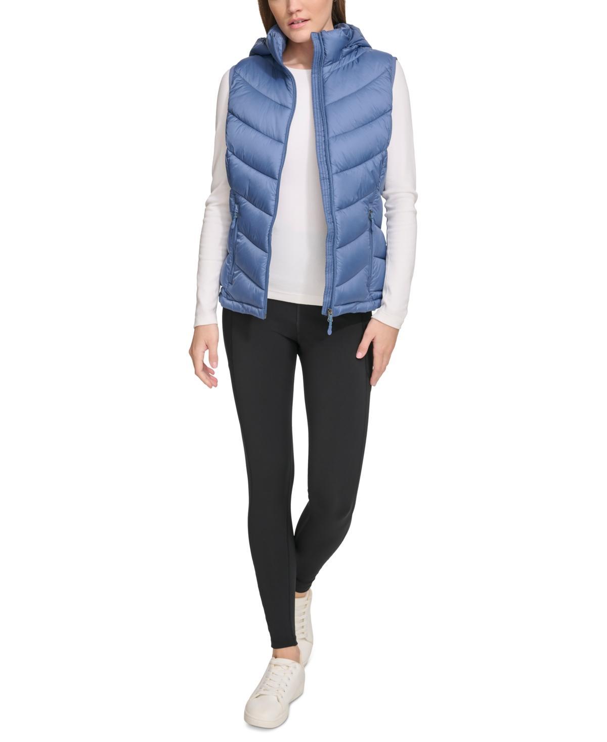 Charter Club Womens Packable Hooded Puffer Vest, Created for Macys Product Image